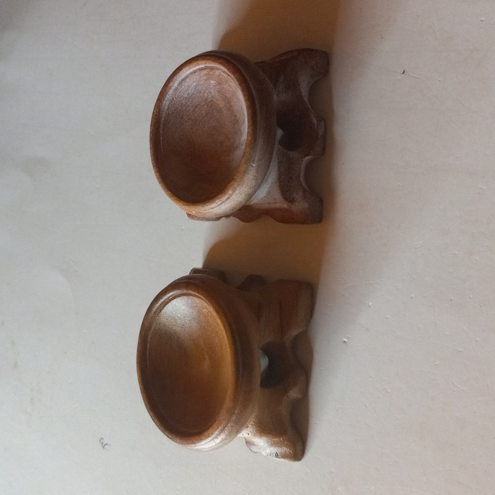 Wooden Crystal Sphere Holders